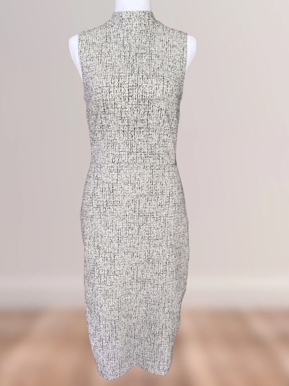 Express Speckled Mock Neck Sleeveless Dress NWT